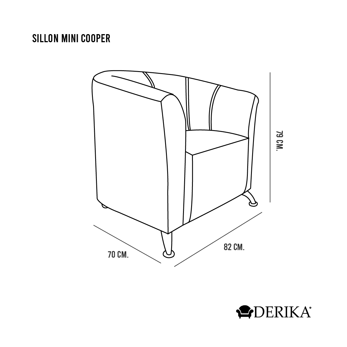 Sillon mini coper
