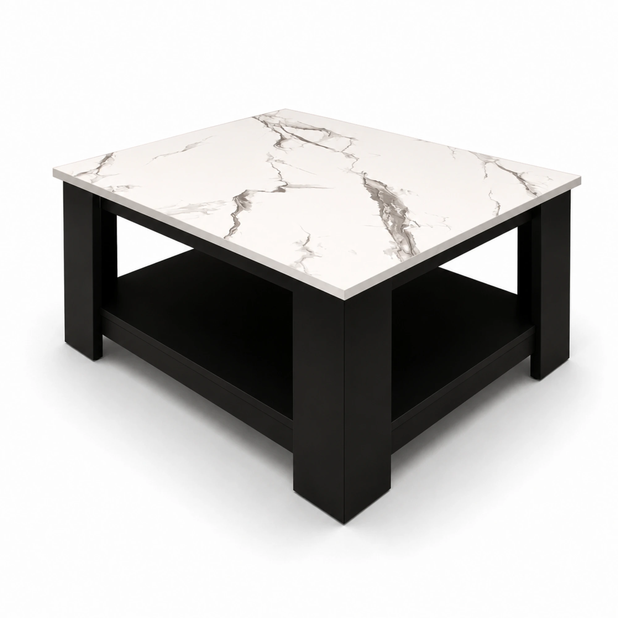 MESA DE CENTRO NORUEGA MARMOL BLANCO